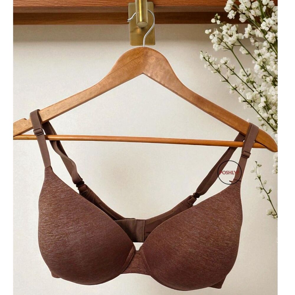 Victoria's Secret 36C Uplift Semi Demi Bra Brown